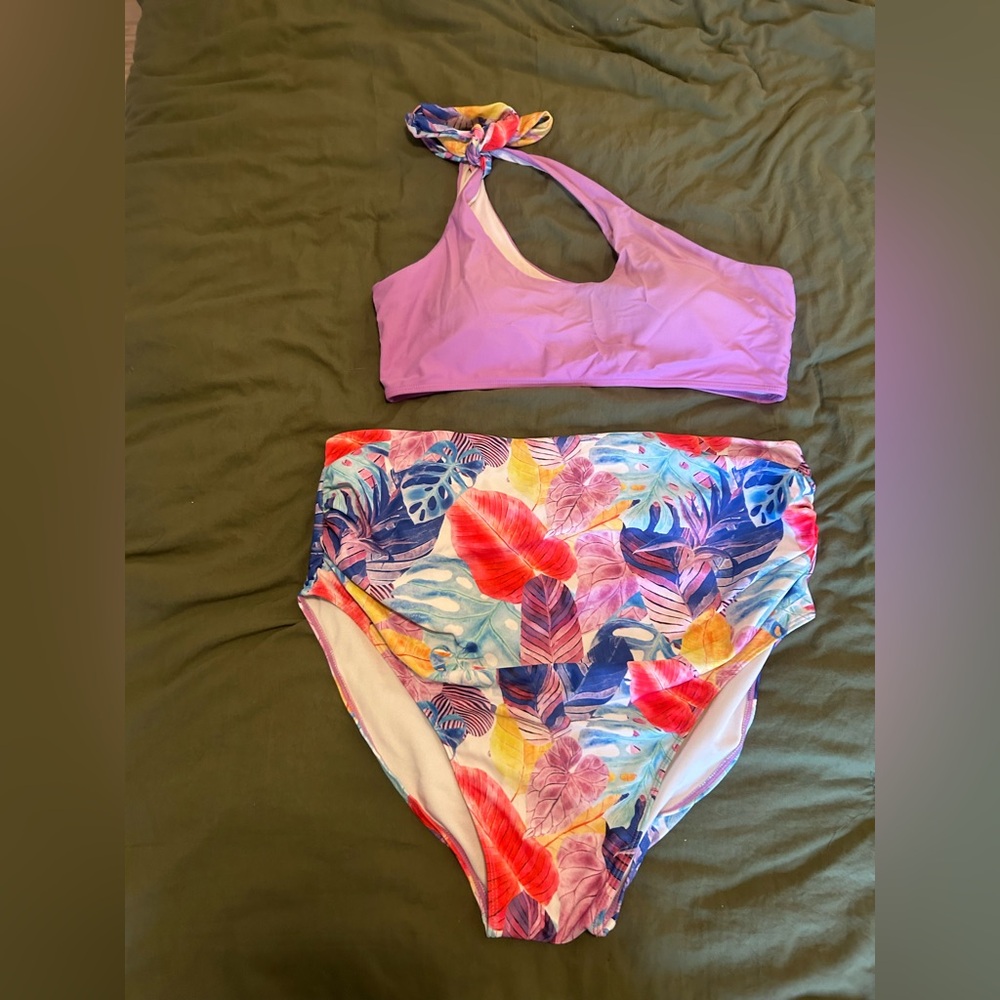 Maternity floral swim suit!